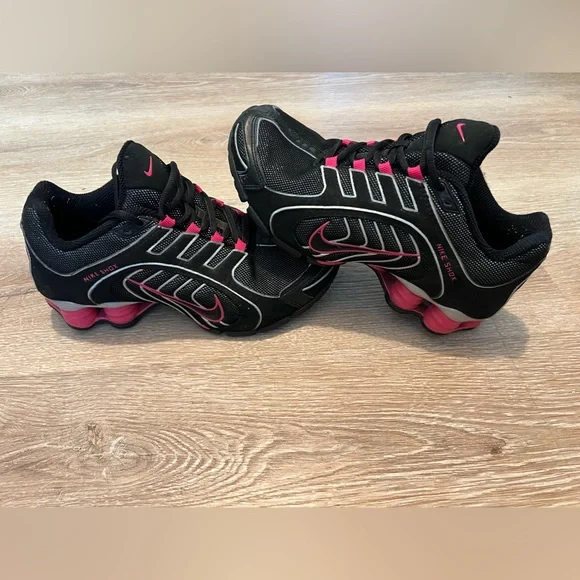 Nike Shoes Nike Shox Black And Pink Poshmark